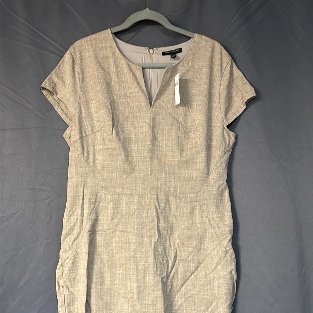 Elegant Beige Women's Dress